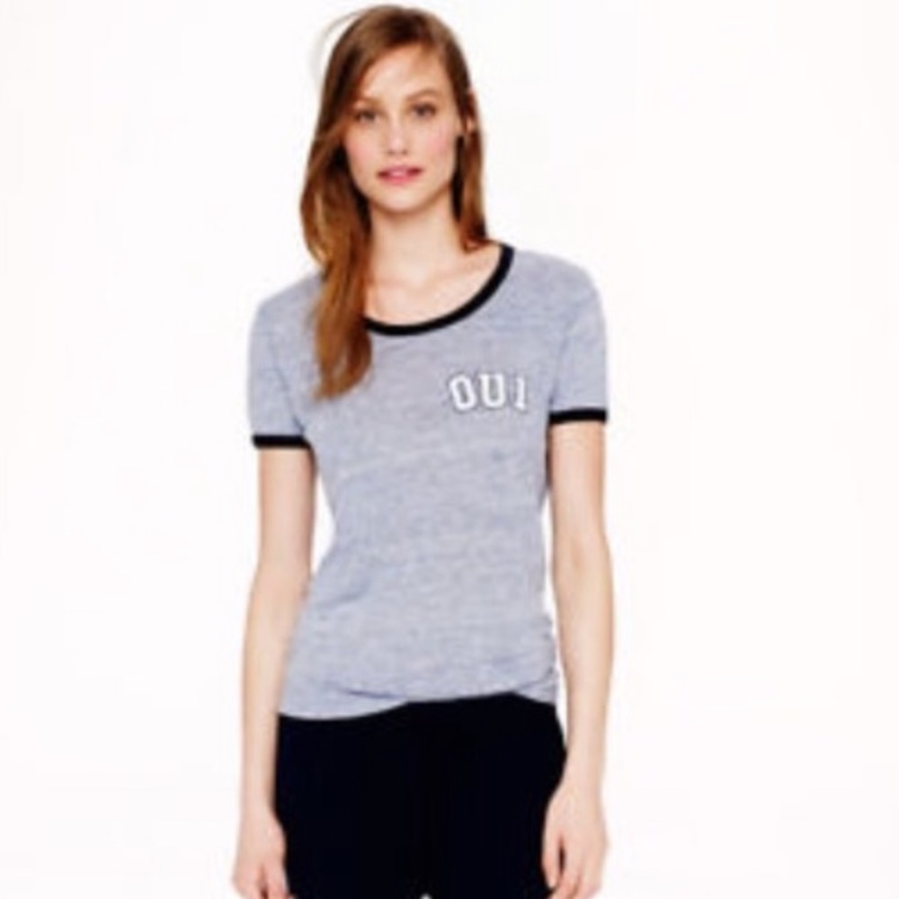 J crew ‘oui mon cheri’ tee